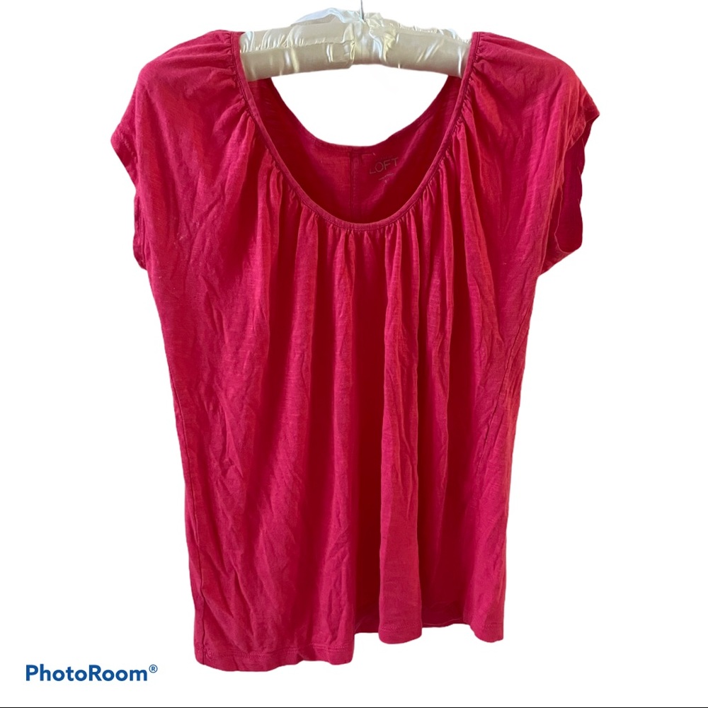 Ann Taylor Loft pink women’s top size small